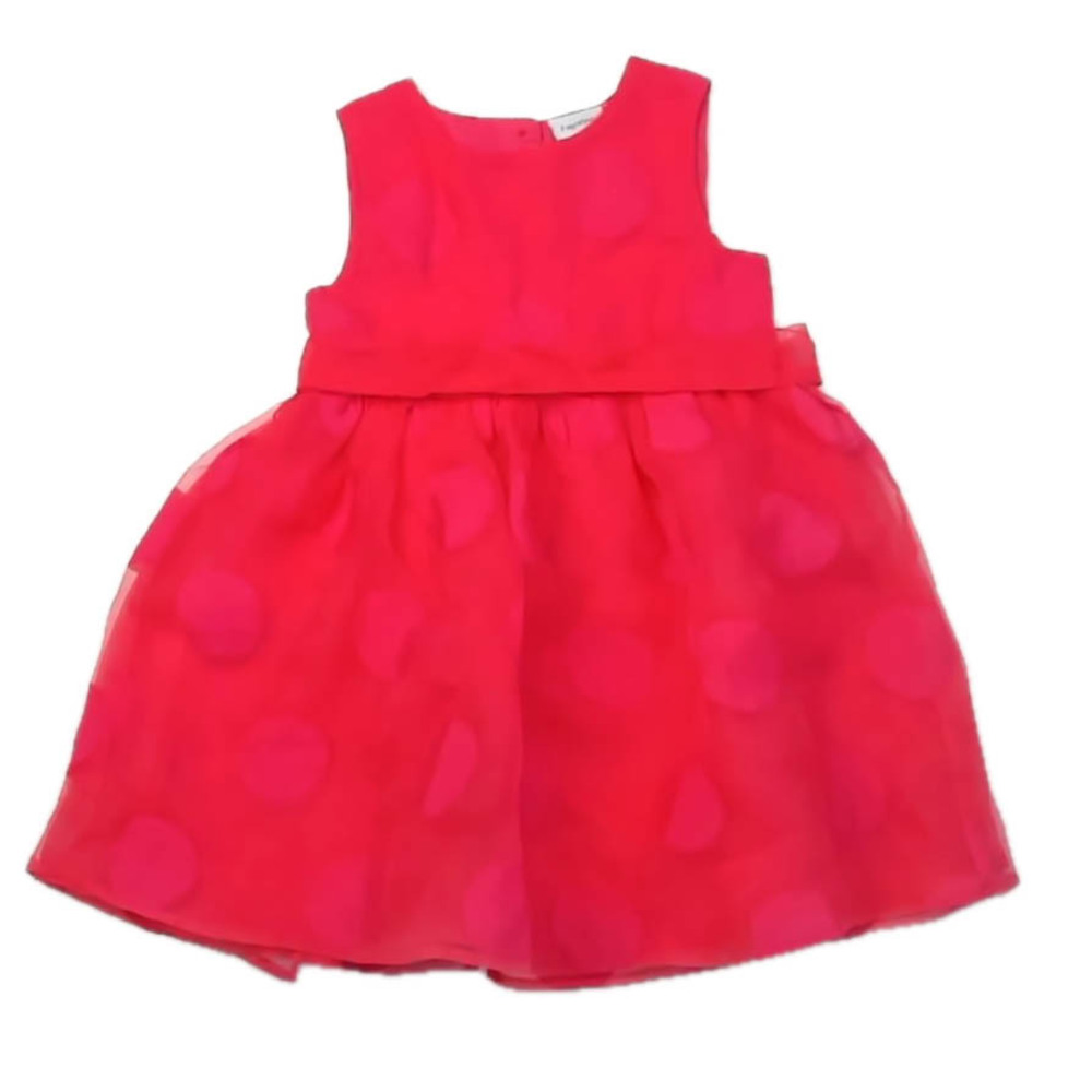 Fagottino Girls Coral Polka Dots Dress size: 3T
